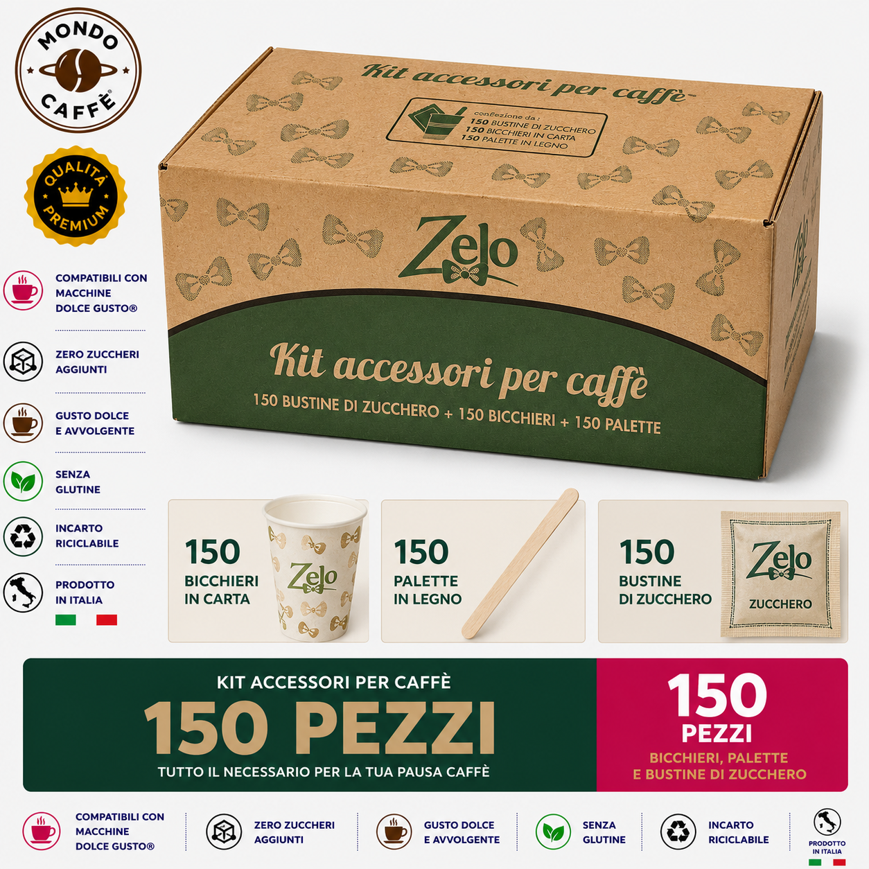 KIT ACCESSORI 150pz