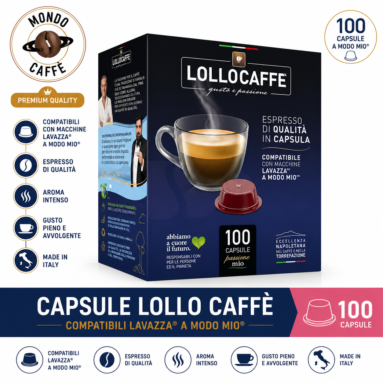 CAPSULE LOLLO CAFFÈ(A Modo Mio)