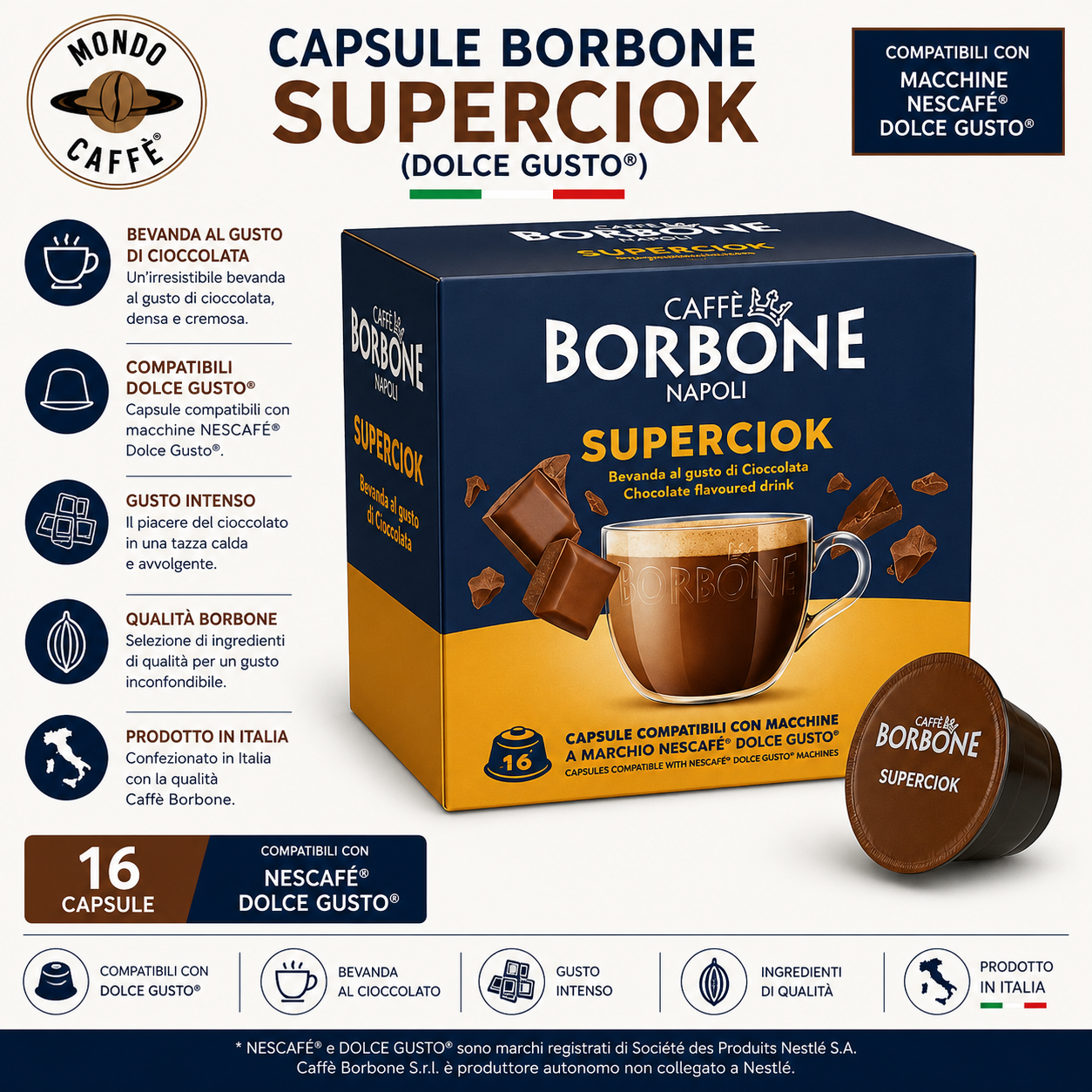 CAPSULE BORBONE SUPERCIOK(Dolce Gusto)