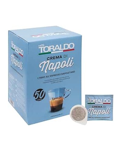 150 Cialde ESE 44mm Caffè Toraldo (MISCELA CREMA DI NAPOLI)