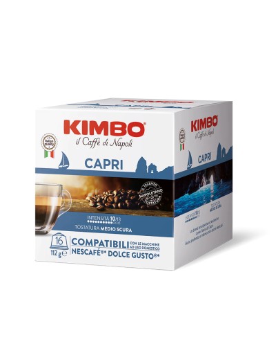 16 CAPSULE COMPATIBILI NESCAFE' DOLCE GUSTO KIMBO CAPRI