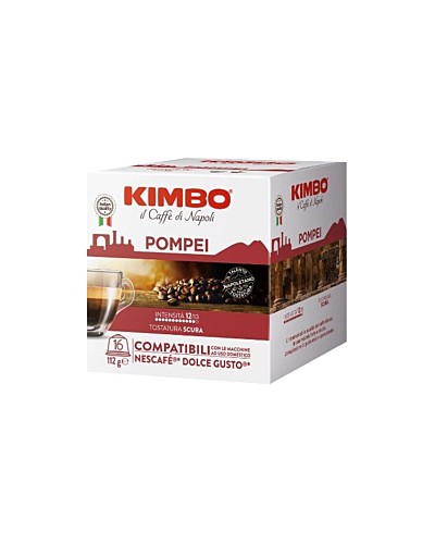 16 CAPSULE COMPATIBILI NESCAFE' DOLCE GUSTO KIMBO POMPEI