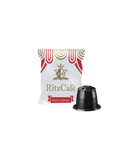 100 CAPSULE COMPATIBILI NESPRESSO RITZ CAFE'( MISCELA GRAN CREMA)