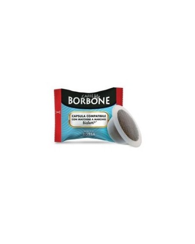 100 CAPSULE COMPATIBILI BIALETTI CAFFE' BORBONE( MISCELA ROSSA)