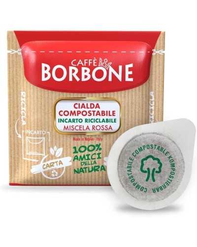 50 Cialde ESE 44MM Caffè Borbone (MISCELA ROSSA)