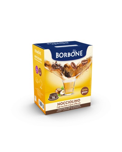 16 CAPSULE COMPATIBILI A MODO MIO CAFFE' BORBONE (NOCCIOLINO)