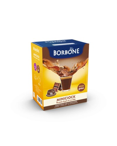 16 CAPSULE COMPATIBILI A MODO MIO CAFFE' BORBONE(MINICIOCK)