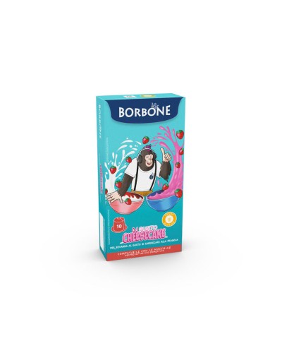 10 CAPSULE COMPATIBILI A MODO MIO CAFFE' BORBONE( DJGUSTO CHEESECAKE)