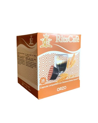 16 CAPSULE COMPATIBILI NESCAFE DOLCEGUSTO RITZ CAFE'(ORZO)