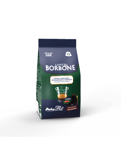 90 Capsule Compatibili Nescafè DolceGusto Caffè Borbone (MISCELA DEK)