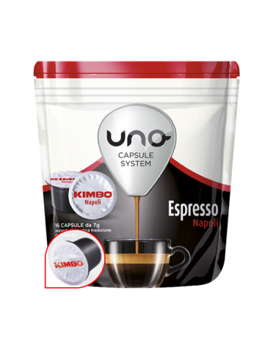 96 Capsule Kimbo Uno System (MISCELA ESPRESSO NAPOLI)