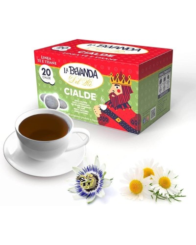 La Bevanda Del Rè - TISANA RELAX, 20 Tisane Cialde ESE Filtro Carta 44MM