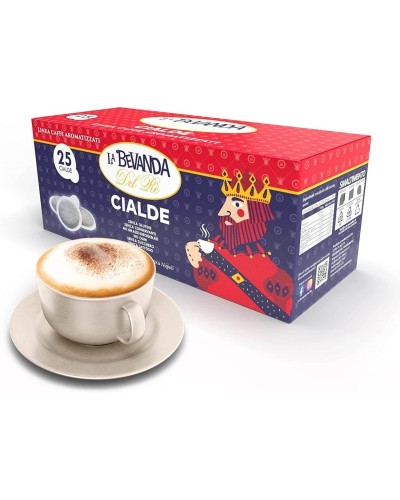 La Bevanda Del Rè - 25 Cialde Aromatizzate CAPPUCCINO, Filtro Carta 44MM