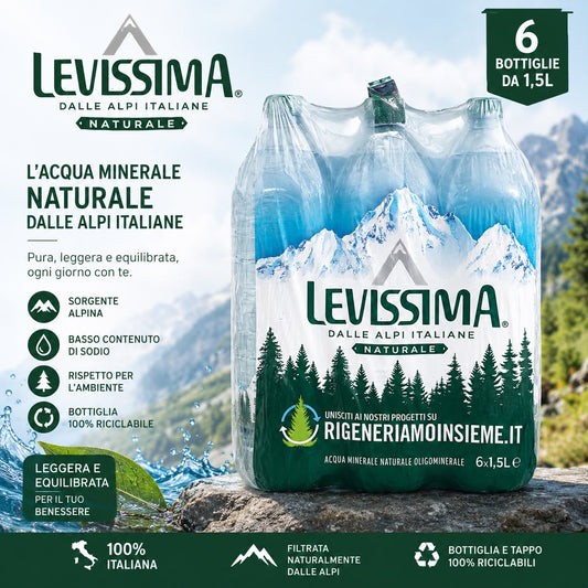 ACQUA LEVISSIMA 1,5 L 6 bottiglie