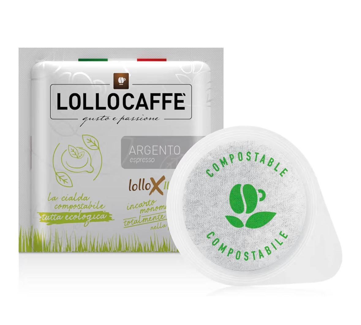 ESE-Pads 44mm LOLLO CAFFÈ (Miscela Argento)