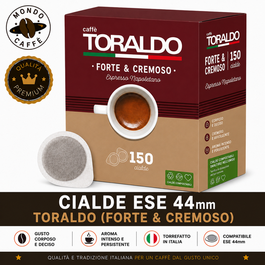 CIALDE ESE 44mm TORALDO (Miscela forte e cremoso)