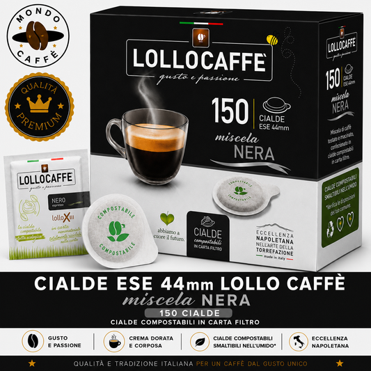 CIALDE ESE 44mm LOLLO CAFFÈ (miscela nera)