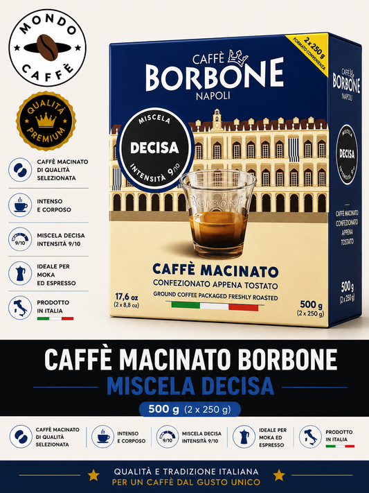 Caffè Macinato Borbone Miscela Decisa 500g