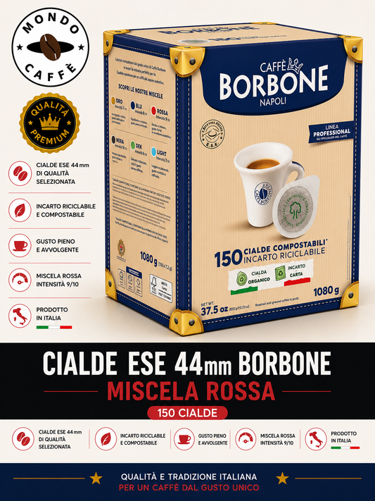 CIALDE ESE 44mm BORBONE (Miscela rossa)