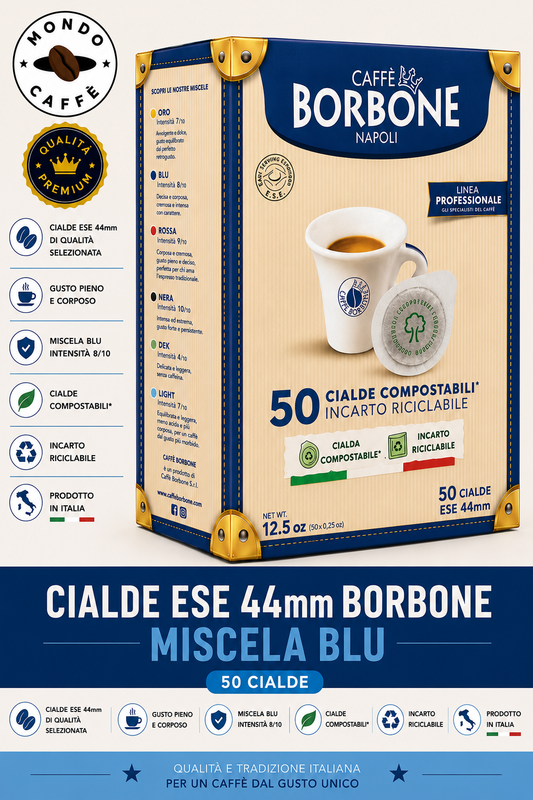 CIALDE ESE 44mm BORBONE (Miscela blu)