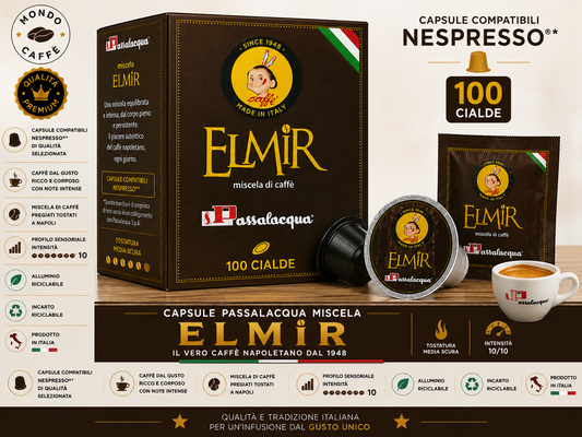 CAPSULE PASSALACQUA MISCELA ELMIR(Nespresso)