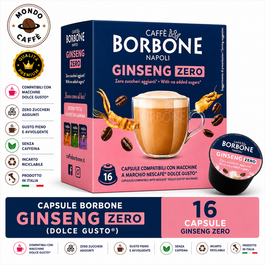 CAPSULE BORBONE GINSENG ZERO(Dolce Gusto)