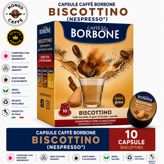 CAPSULE CAFFÈ BORBONE BISCOTTINO(Nespresso)