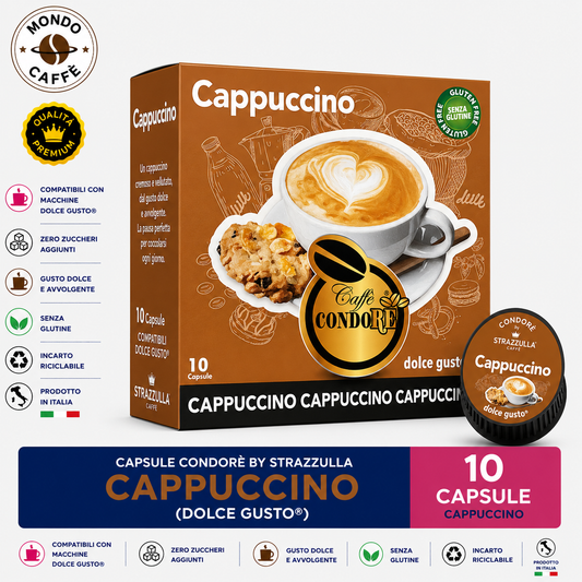 CAPSULE CONDORÈ By STRAZZULLA CAPPUCCINO(Dolce Gusto)