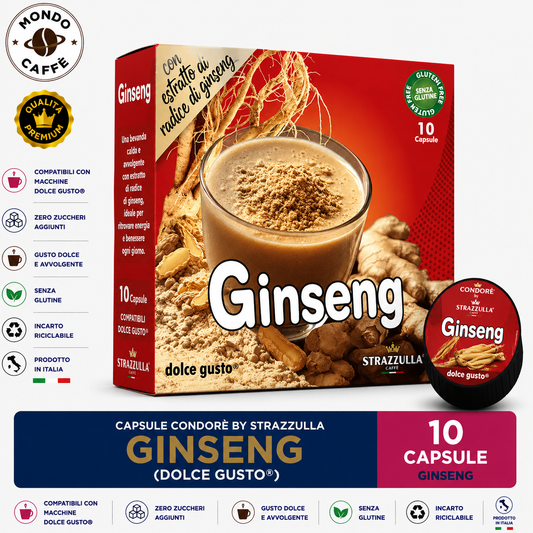 CAPSULE CONDORÈ By STRAZZULLA GINSENG(Dolce Gusto)