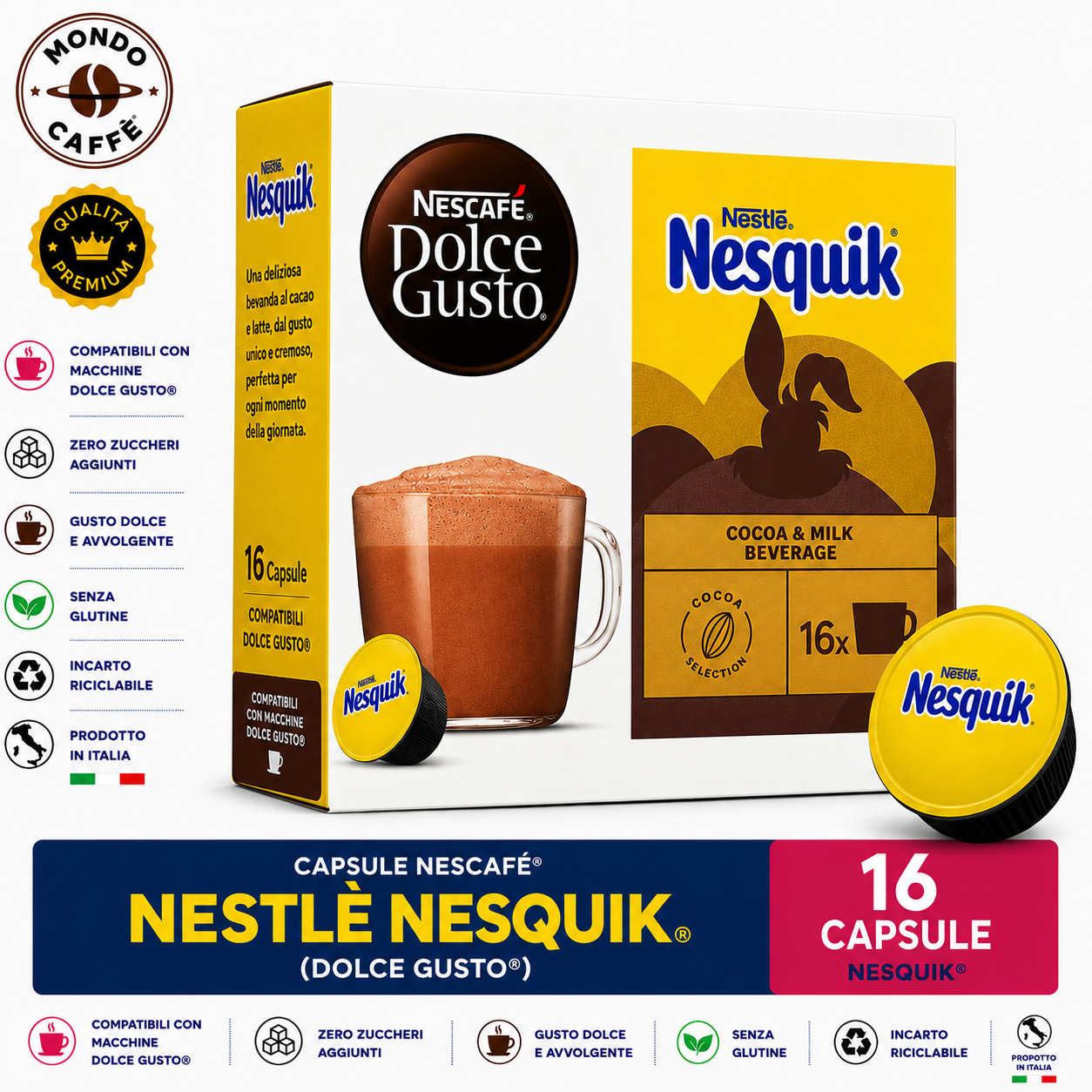 CAPSULE NESCAFÈ NESTLÈ NESQUIK(Dolce Gusto)
