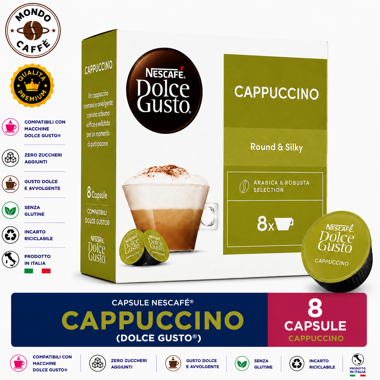 CAPSULE NESCAFÈ CAPPUCCINO(Dolce Gusto)