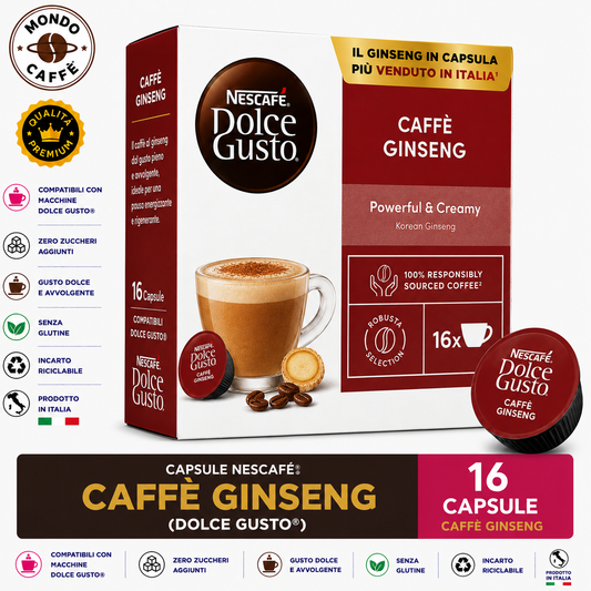 CAPSULE NESCAFÈ CAFFÈ GINSENG(Dolce Gusto)