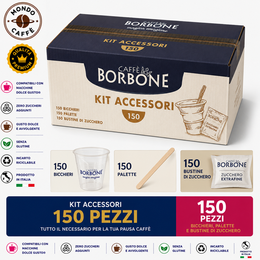 KIT ACCESSORI BORBONE 150pz