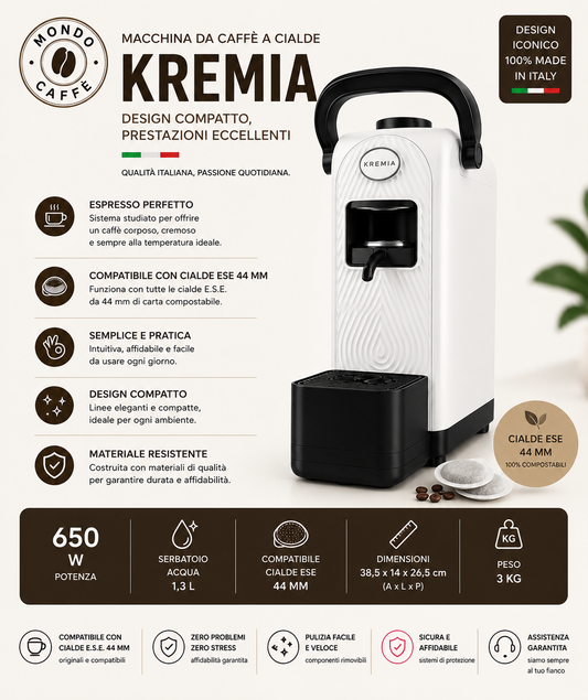 MACCHINA DA CAFFÈ A CIALDE KREMIA