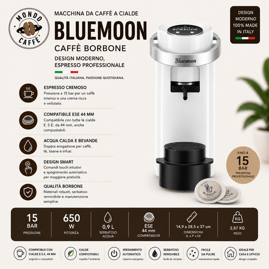 MACCHINA DA CAFFÈ A CIALDE BORBONE BLUEMOON
