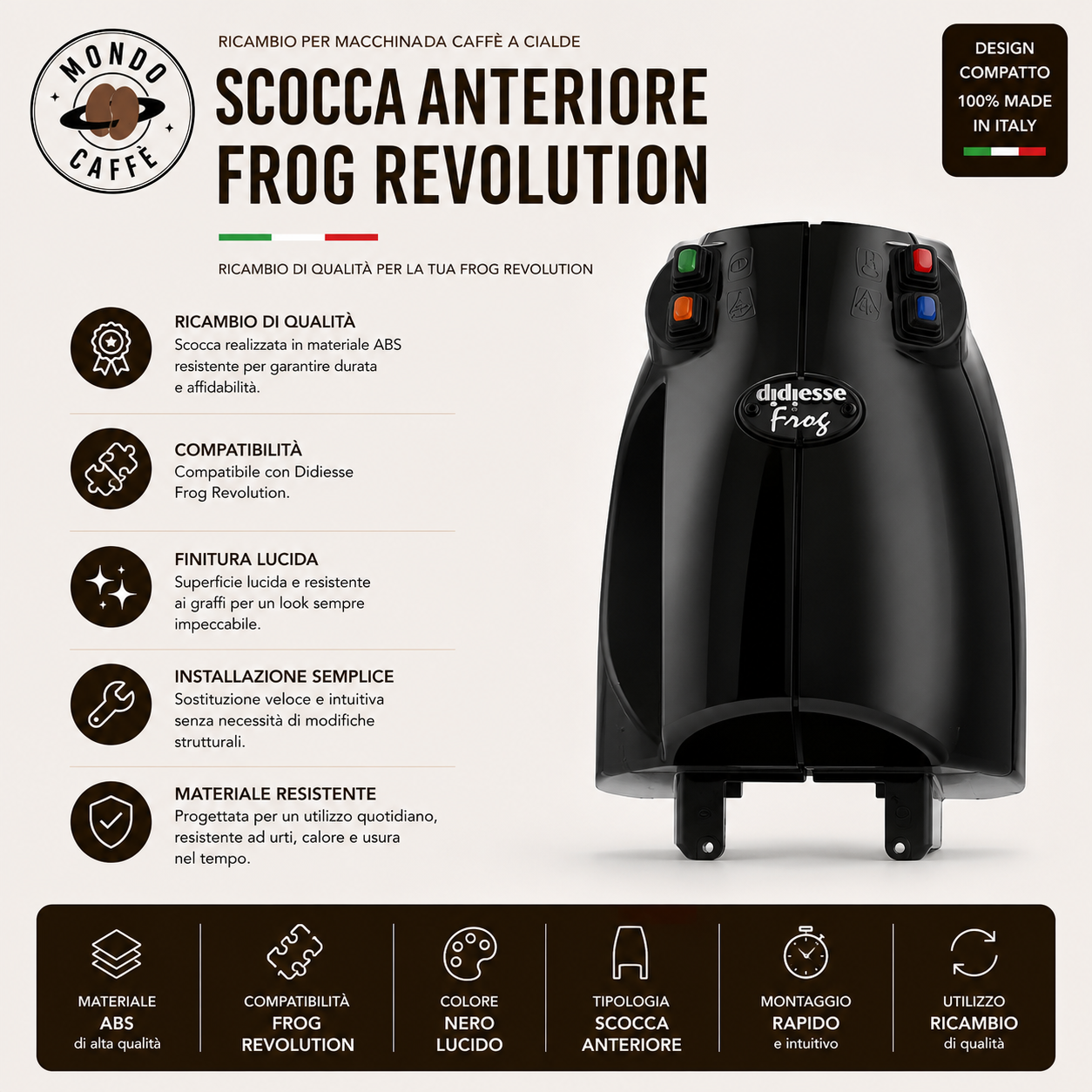 SCOCCA RICAMBIO COMPATIBILE CON DIDIESSE FROG