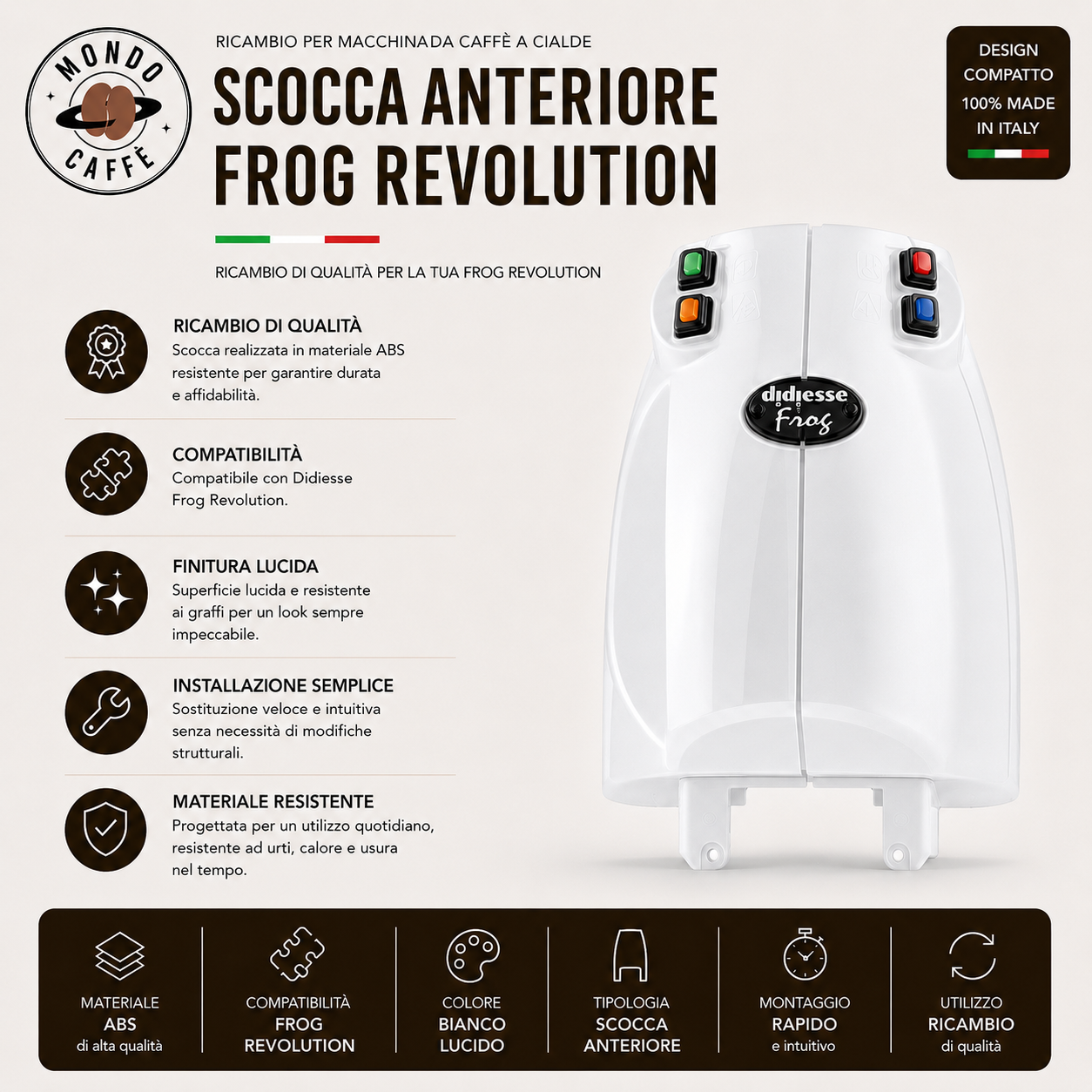 SCOCCA RICAMBIO COMPATIBILE CON DIDIESSE FROG