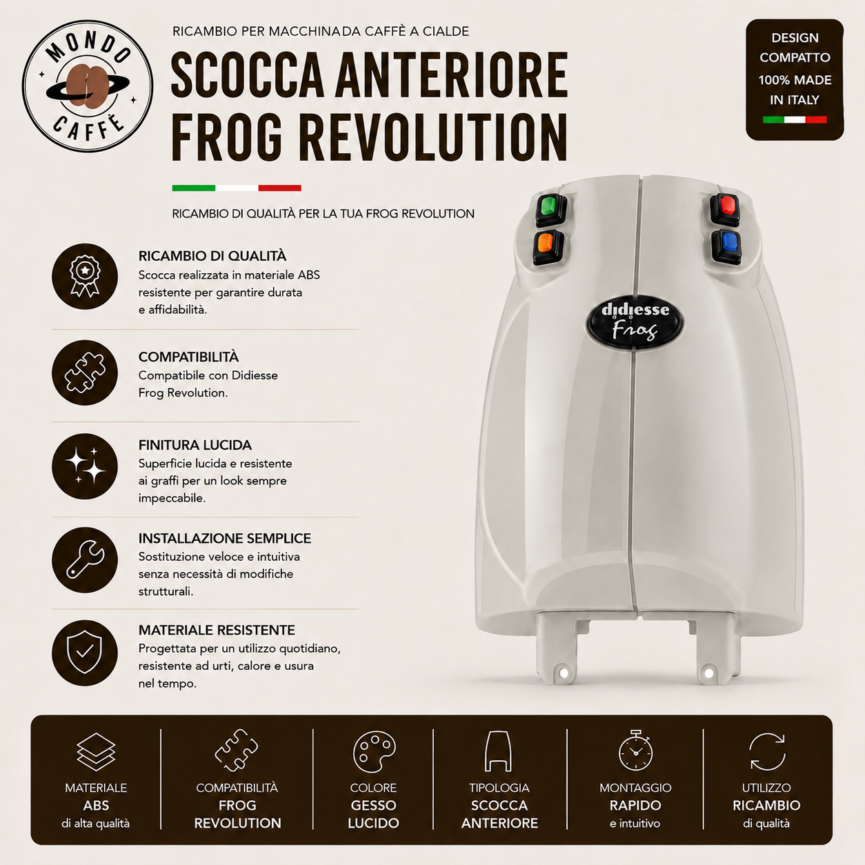 SCOCCA RICAMBIO COMPATIBILE CON DIDIESSE FROG