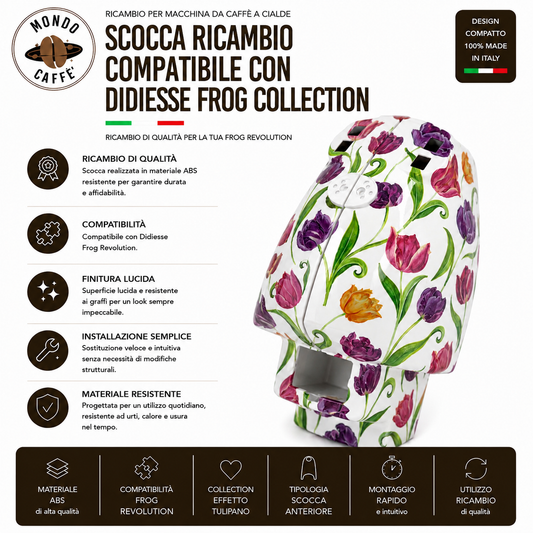 SCOCCA RICAMBIO COMPATIBILE CON DIDIESSE FROG-COLLECTION(Tulipano)