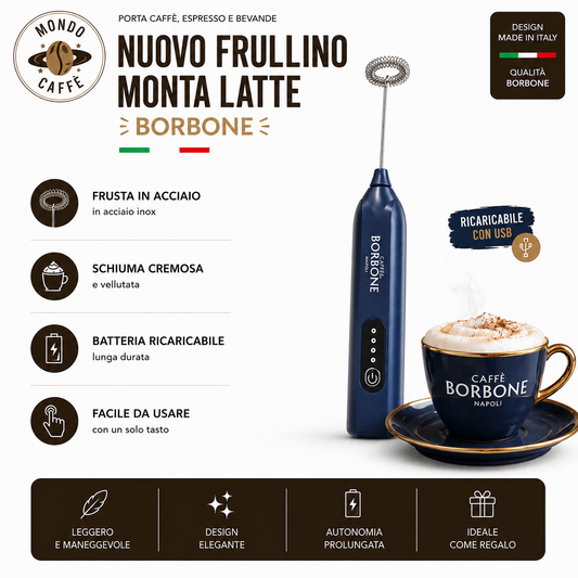 FRULLINO MONTA LATTE BORBONE