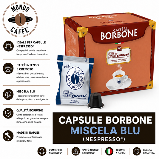 CAPSULE BORBONE MISCELA BLU(Nespresso)