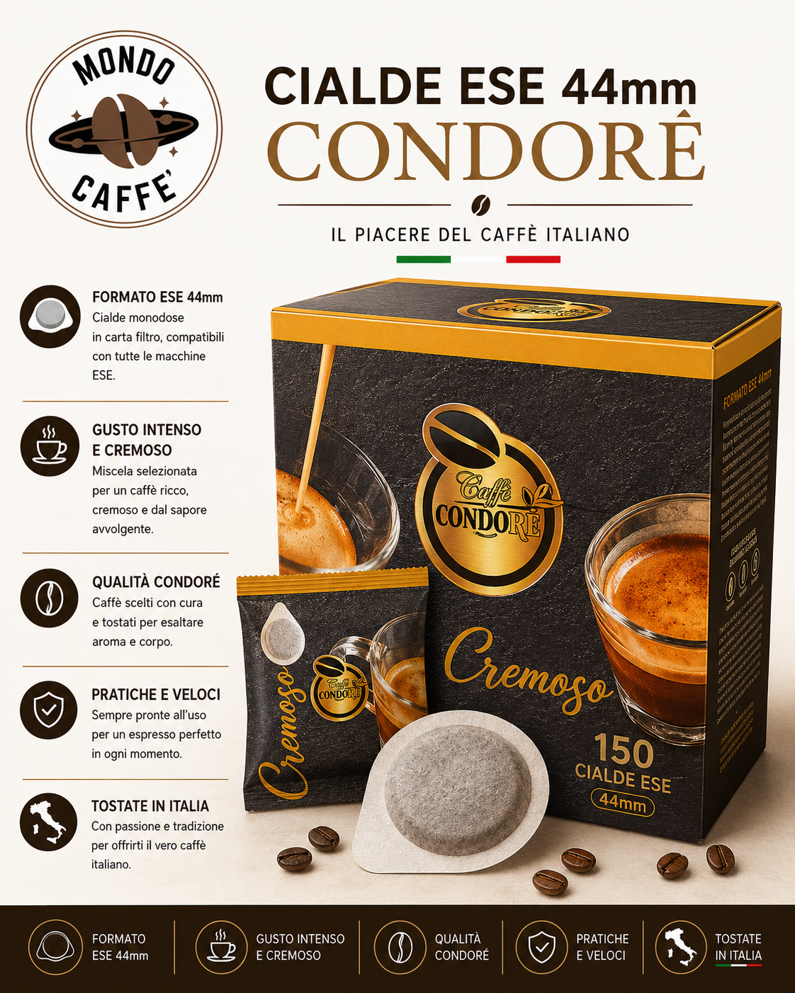 CIALDE ESE 44mm CONDORÈ