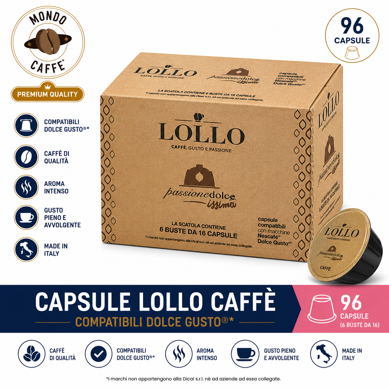 CAPSULE LOLLO CAFFÈ(Dolce Gusto)