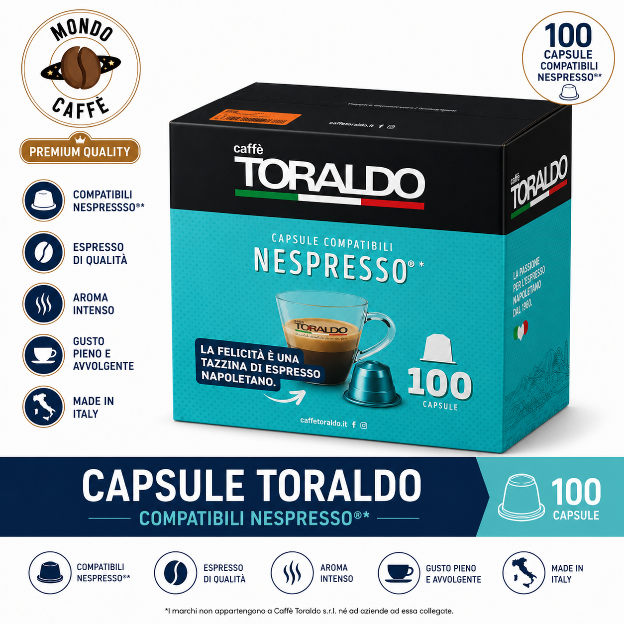 CAPSULE TORALDO (Nespresso)