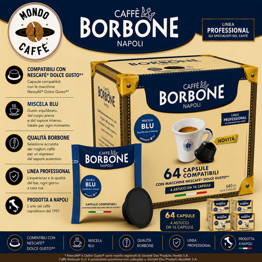 CAPSULE CAFFÈ BORBONE MISCELA BLU(Dolce Gusto)
